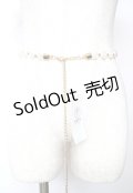 axes femme / ローズパールチェーンベルト  ゴールド Y-25-10-16-023-AX-ZA-SZ-ZY