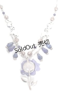 画像2: axes femme / ローズモチーフネックレス  シルバー Y-25-10-16-001-AX-AC-SZ-ZI