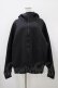 画像1: FICTION TOKYO / Logo Embroidery Bonding Double Zip Hoodie Free ブラック H-25-10-15-048-0-TO-NS-ZH (1)