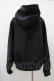 画像2: FICTION TOKYO / Logo Embroidery Bonding Double Zip Hoodie Free ブラック H-25-10-15-048-0-TO-NS-ZH (2)