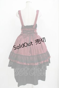 画像3: 逗?（海外ロリータブランド） / ストライプジャンパースカート Free ボルドー H-25-11-01-033-EL-OP-NS-ZH