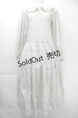 画像1: PINK HOUSE / 刺繍ストライプワンピース  サックス S-25-11-03-035-LO-OP-SZ-ZS