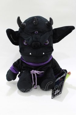 画像1: KILL STAR / Sorcererぬいぐるみ  ブラック H-25-11-04-036-SL-ZA-KB-ZH