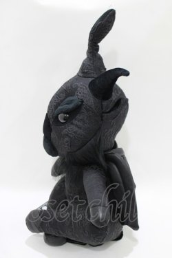 画像2: KILL STAR / Dark Lord Victorianaぬいぐるみ  ブラック H-25-11-04-030-SL-ZA-KB-ZH