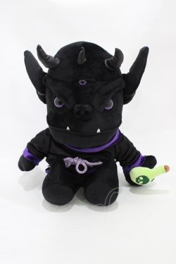 画像3: KILL STAR / Sorcererぬいぐるみ  ブラック H-25-11-04-031-SL-ZA-KB-ZH