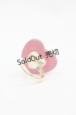 画像3: PINK HOUSE / ハートラメモチーフリング  赤 I-25-11-15-106-LO-AC-SA-ZI
