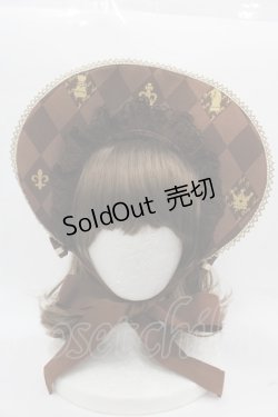 画像2: Angelic Pretty / Chess Chocolateボンネット  ブラウン I-25-11-15-124-AP-AC-SA-ZI