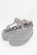Dr.Martens （Getta Grip） / Dr.Martens × HELLO KITTY 60years　サンダル UK4 黒 I-25-11-15-102-PU-SH-SA-ZI