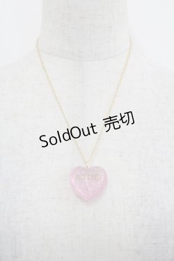 画像2: PINK HOUSE / ハートラメモチーフネックレス  ピンク I-25-11-15-097-LO-AC-SA-ZI