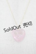 PINK HOUSE / ハートラメモチーフネックレス  ピンク I-25-11-15-097-LO-AC-SA-ZI