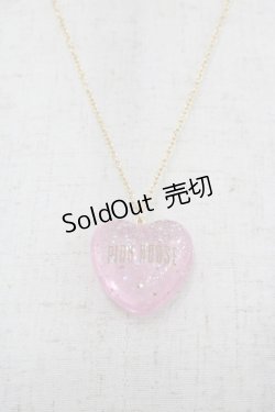 画像1: PINK HOUSE / ハートラメモチーフネックレス  ピンク I-25-11-15-097-LO-AC-SA-ZI