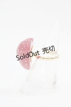 画像2: PINK HOUSE / ハートラメモチーフリング  赤 I-25-11-15-106-LO-AC-SA-ZI