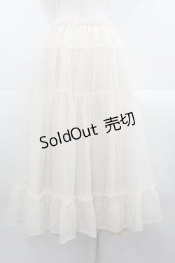 画像2: PINK HOUSE / テトロンシャースカート  アイボリー I-25-11-15-092-LO-SK-SA-ZI