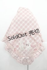 PINK HOUSE / バラ園うさぎ柄ストール  ピンク I-25-11-15-101-LO-ZA-SA-ZI