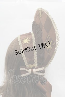 画像3: Angelic Pretty / Chess Chocolateボンネット  ブラウン I-25-11-15-124-AP-AC-SA-ZI