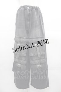 Candy Stripper / 8 POCKETS DENIM PANTS  グレーデニム I-25-11-15-095-PU-PA-SA-ZI