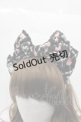 Angelic Pretty / メモリアルケーキプリンセスリボンカチューシャ  黒 I-25-11-15-121-AP-AC-SA-ZI