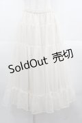 PINK HOUSE / テトロンシャースカート  アイボリー I-25-11-15-092-LO-SK-SA-ZI