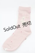 PINK HOUSE / バラ園うさぎソックス  ピンク I-25-11-15-112-LO-ZA-SA-ZI