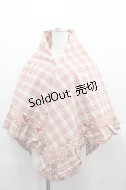 画像3: PINK HOUSE / バラ園うさぎ柄ストール  ピンク I-25-11-15-101-LO-ZA-SA-ZI