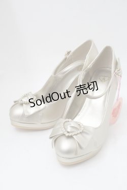 画像1: BABY,THE STARS SHINE BRIGHT / Heart Princessパンプス M ゴールド S-25-11-18-003-BA-SH-HR-ZS