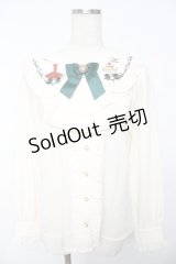 Amavel / 喫茶アマベルのランチセットブラウス F グリーン Y-25-11-24-033-CA-BL-SZ-ZY