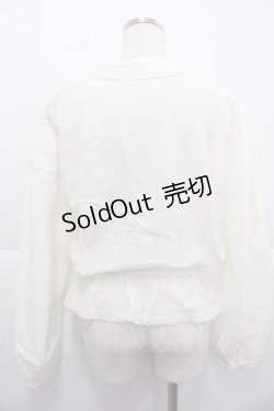 画像2: INGEBORG / 総刺繍リボンブラウス  キナリ I-25-12-02-018-LO-BL-SA-ZI