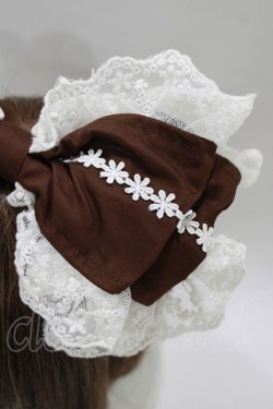 画像2: BABY,THE STARS SHINE BRIGHT / シャーリングプリンセスジャンパースカートセットのカチューシャ  ブラウン H-25-12-23-1081-BA-AC-NS-ZH