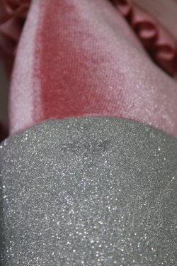 画像6: Ank Rouge / キラキラビジューベロアリボン厚底シューズ L/24.0〜24.5cm ピンク H-25-12-23-1082-CA-SH-NS-ZH