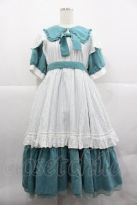 Favorite / セーラー襟お嬢様ワンピース XL グリーン I-25-12-27-082-LO-OP-SA-ZI