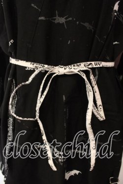 画像3: h.ANARCHY / オリジナルプリント浴衣  ブラック O-25-12-25-043-HN-OP-IG-OS