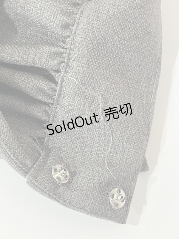 画像5: Innocent World / キャトリーヌ(長袖)ワンピース M グレー×キナリ O-26-01-17-015-IW-OP-OW-OS (5)