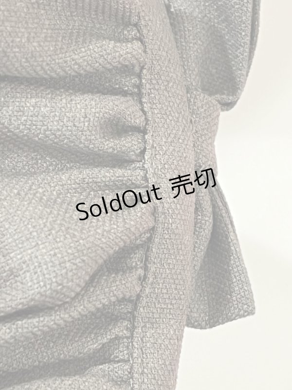 画像7: Innocent World / キャトリーヌ(長袖)ワンピース M グレー×キナリ O-26-01-17-015-IW-OP-OW-OS (7)