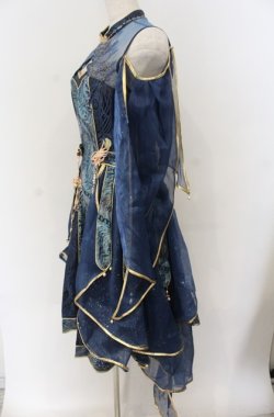 画像3: Epetice / Doirs Night 孔雀鱗ドレス M ブルー O-25-11-07-003-LO-OP-YM-OS