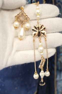 画像9: Epetice / Doirs Night 孔雀鱗ドレス M ブルー O-25-11-07-003-LO-OP-YM-OS