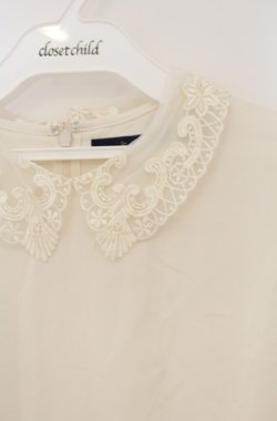 画像2: an another angelus / レース襟プルブラウス F アイボリー O-26-01-23-057-CA-BL-OW-ZT0127G