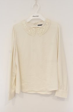 画像1: an another angelus / レース襟プルブラウス F アイボリー O-26-01-23-057-CA-BL-OW-ZT0127G