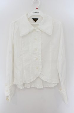 画像1: ALICE and the PIRATES / マッドハッターのブラウス  シロ O-26-01-24-072-PA-BL-IG-OS