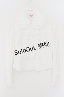 画像1: BABY,THE STARS SHINE BRIGHT / メアリーブラウス  シロ O-26-01-24-067-BA-BL-IG-OS