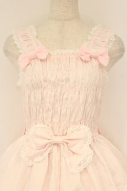 画像2: BABY,THE STARS SHINE BRIGHT / シャーリングプリンセスジャンパースカート  ピンク O-26-01-26-011-BA-SK-OW-OS