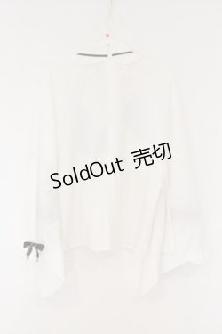 画像3: Amavel / びいどろ金魚と曼珠沙華和風ブラウス F アイボリー×クロリボン O-26-01-26-027-CA-BL-OW-OS