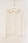 Fi.n.t / スノーフレーク刺繍衿ブラウス【洗える】 F オフホワイト O-26-01-23-035-CA-BL-OW-OS