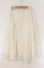 画像3: Jane Marple / Vintage Lace Tiered Skirt　スカート M シロ O-26-01-23-021-JM-SK-OW-OS (3)