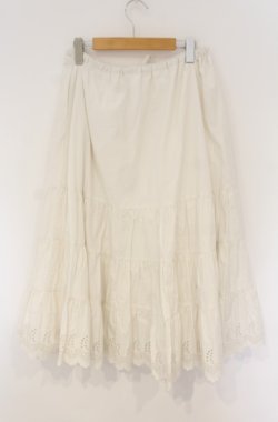 画像3: Jane Marple / Vintage Lace Tiered Skirt　スカート M シロ O-26-01-23-021-JM-SK-OW-OS