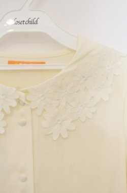 画像2: F i.n.t / マーガレットカットワークブラウス F アイボリー O-26-01-23-030-CA-BL-OW-ZT0127G