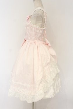 画像3: BABY,THE STARS SHINE BRIGHT / シャーリングプリンセスジャンパースカート  ピンク O-26-01-26-011-BA-SK-OW-OS