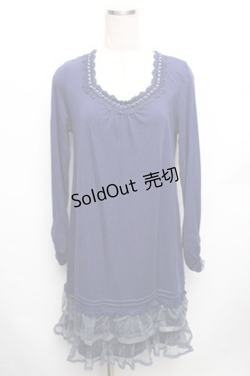 画像1: axes femme / カットワンピース  青 S-26-01-27-065-AX-OP-AS-ZS (1)