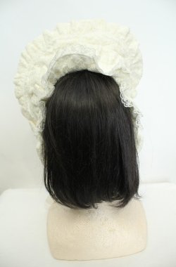 画像4: metamorphose / 総レースハーフボンネット・コードラッセル  オフシロ O-26-01-30-007-ME-AC-IG-OS