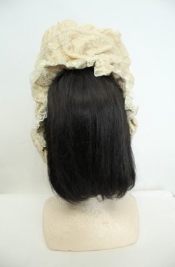 画像5: metamorphose / 総レースハーフボンネット・コードラッセル  生成り O-26-01-30-006-ME-AC-IG-OS