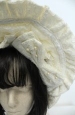 画像3: metamorphose / 総レースハーフボンネット・コードラッセル  オフシロ O-26-01-30-007-ME-AC-IG-OS (3)